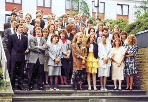 Abiturientia 1988 auf den "Klostertreppen"